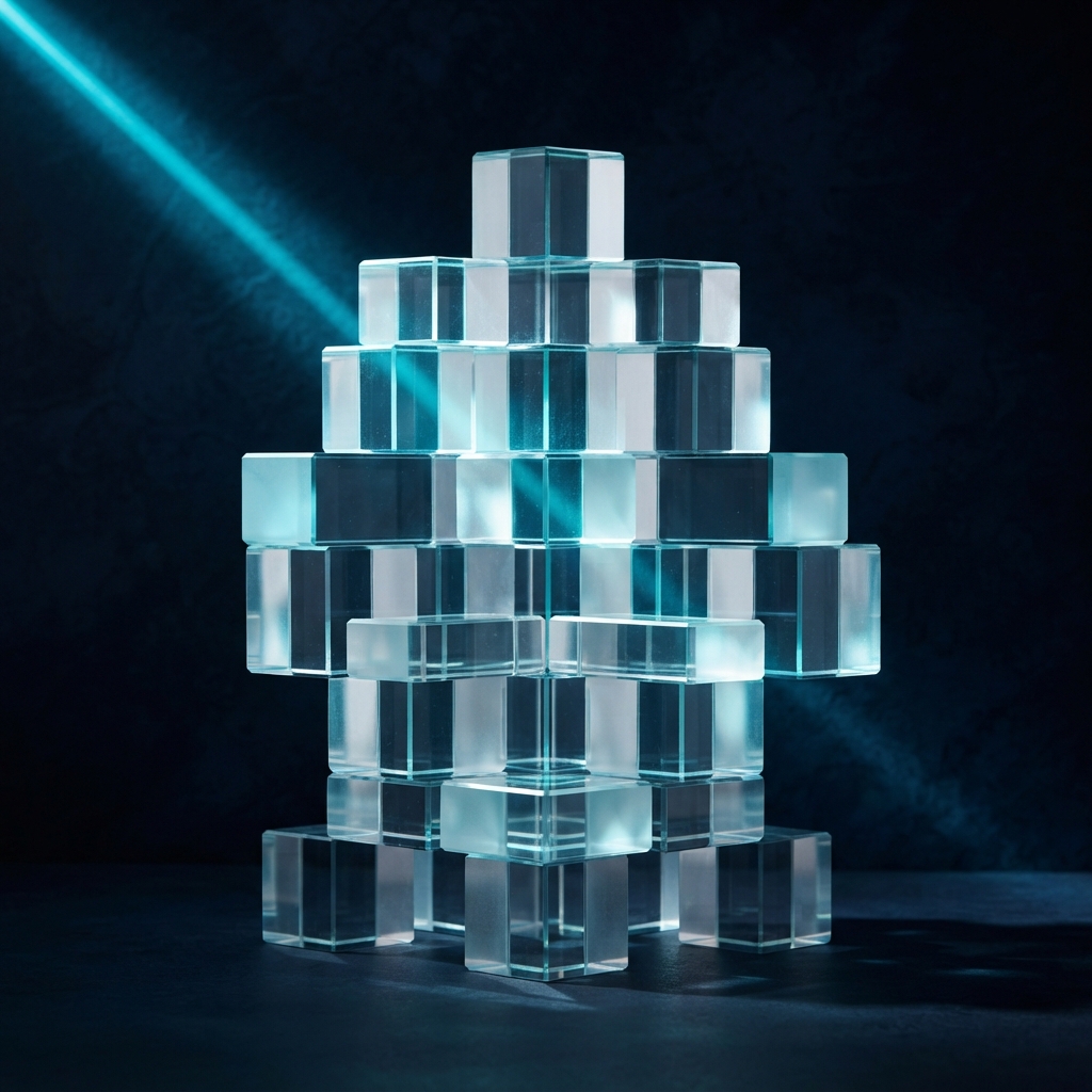 Abstract geometric structure representing system architecture