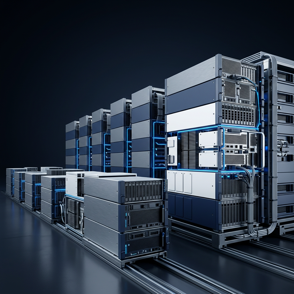 Modular server architecture with structured components