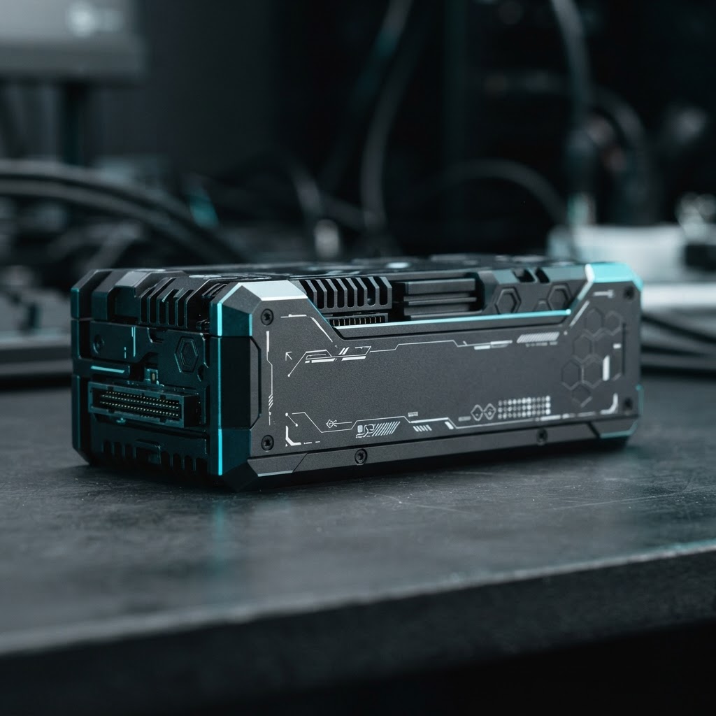 Macro view of precise hardware component