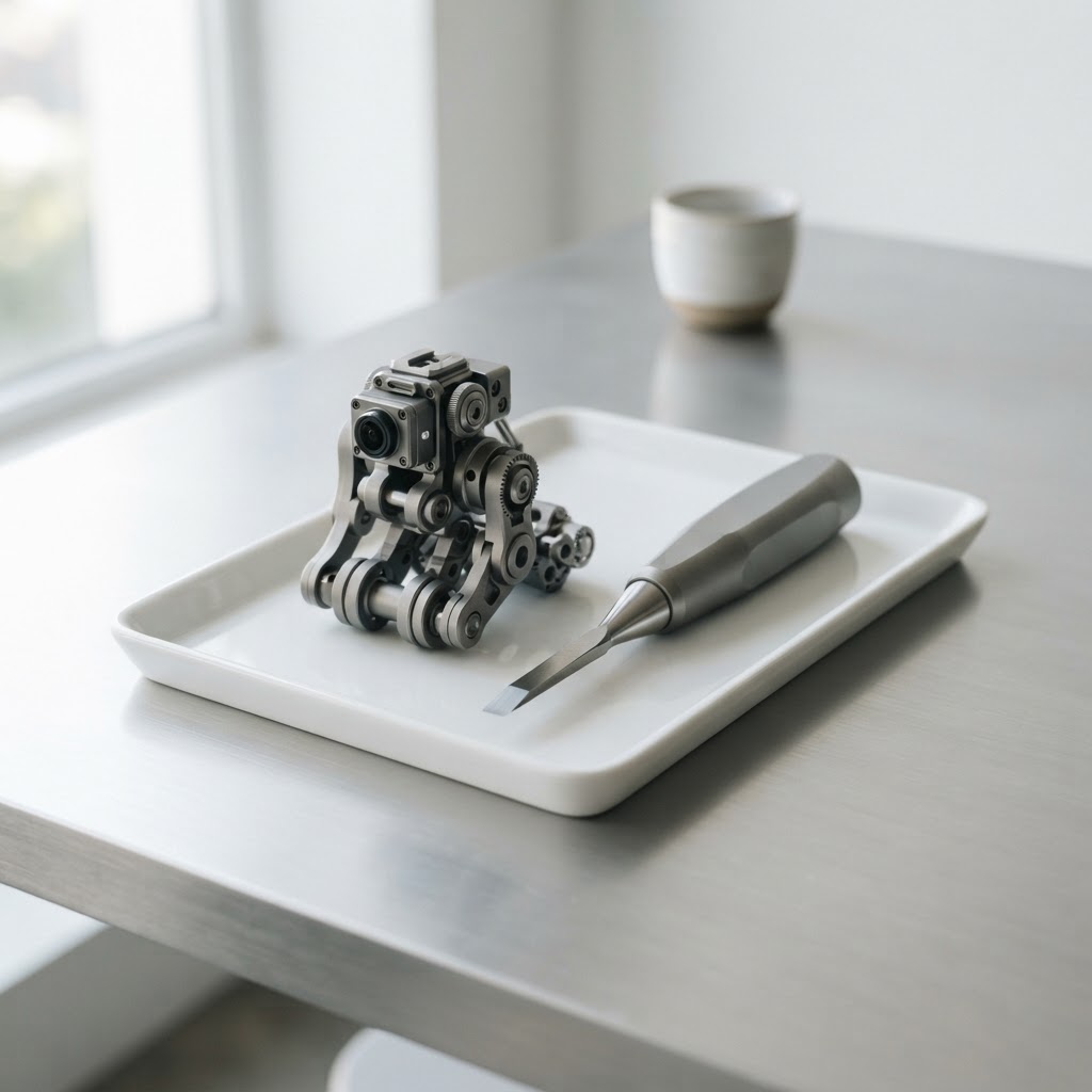 Two precision tools representing AI agents and dev tools