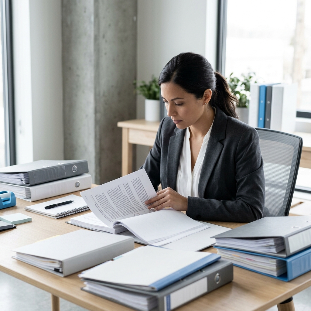 Regulatory compliance documents and focused analytical work