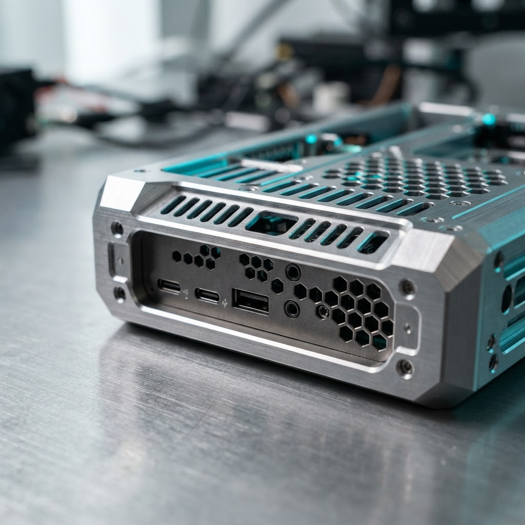 Detail of high end tech infrastructure