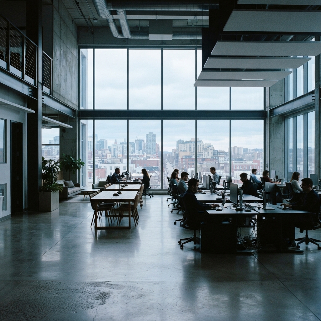 Modern professional office space for focus