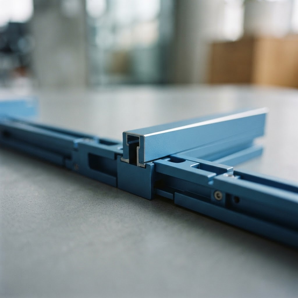 Macro detail of modular metallic structural components
