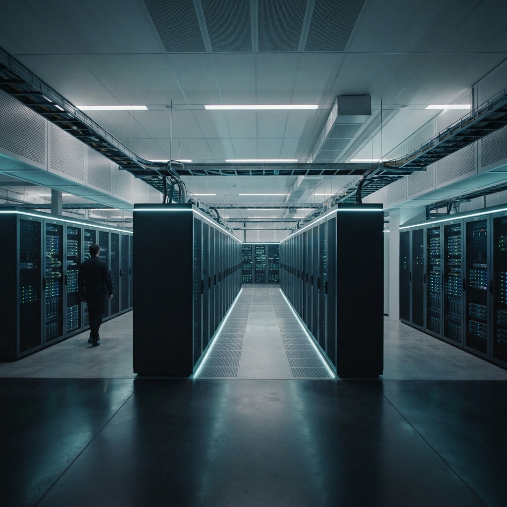 Clean and minimalist professional server or workstation hardware