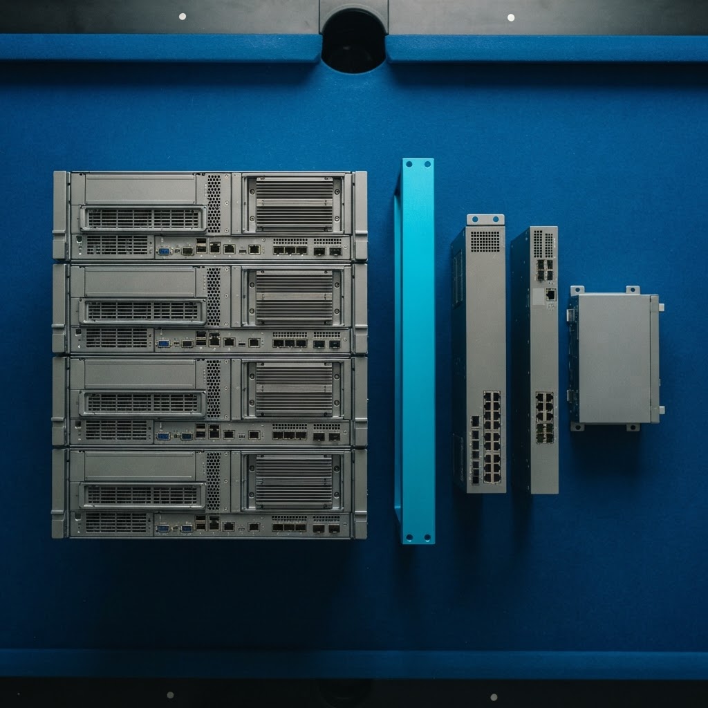 Engineered hardware components arranged for technical review