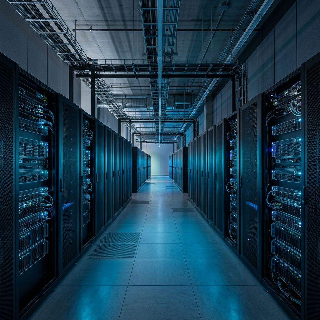 Modern server infrastructure and edge computing facility