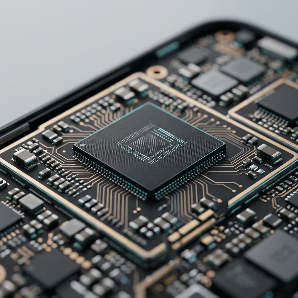 Specialized processor chip on circuit board