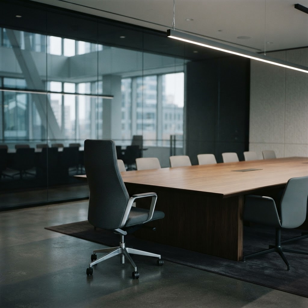 A modern meeting room representing executive procurement decisions