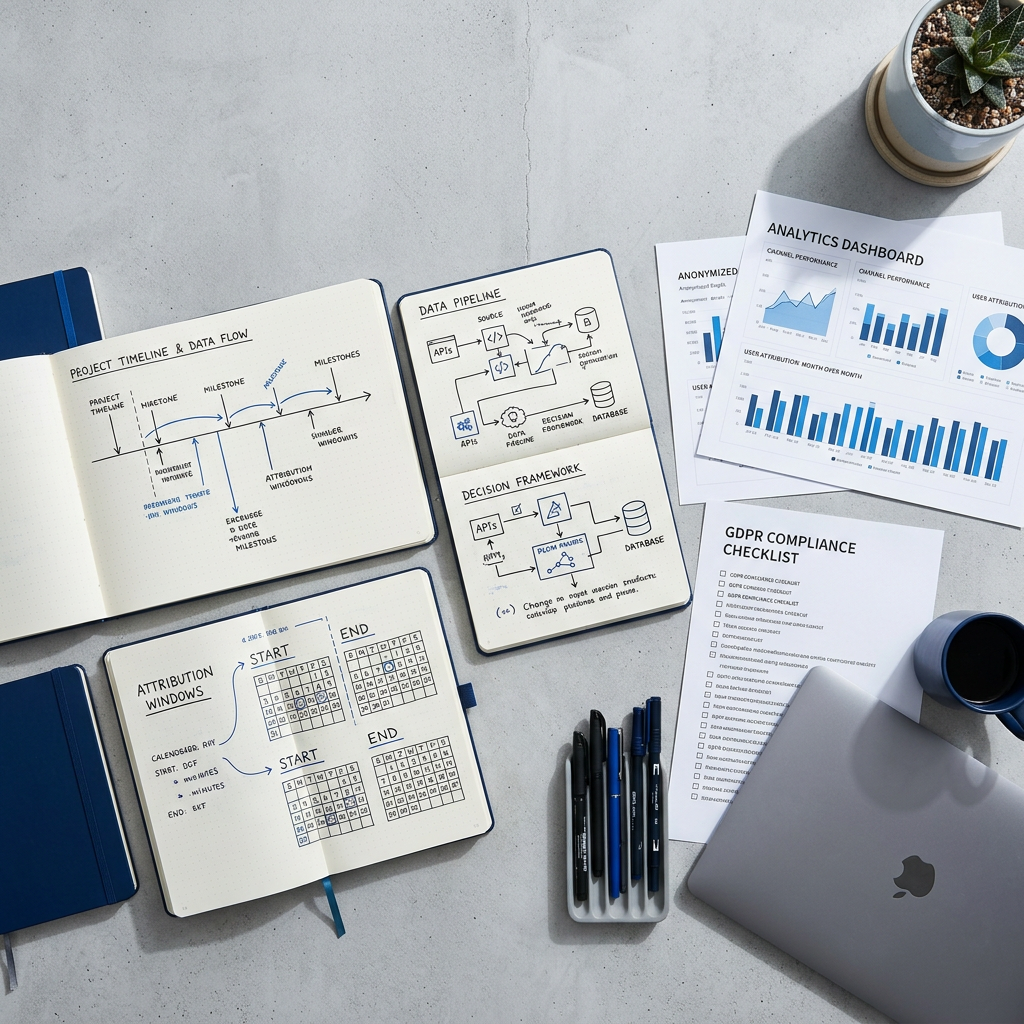Attribution window planning documents and design framework overhead