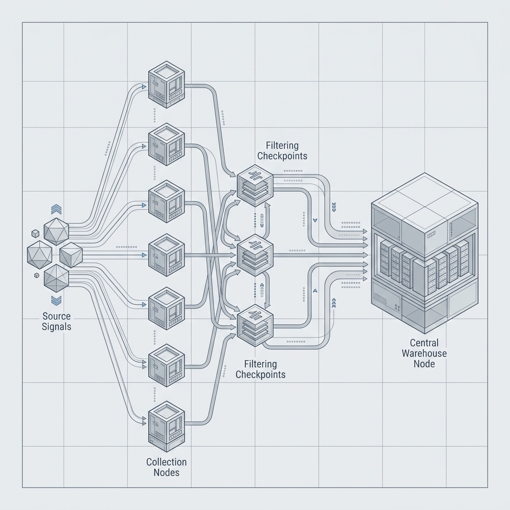 Technical diagram of biomarker tracking system architecture