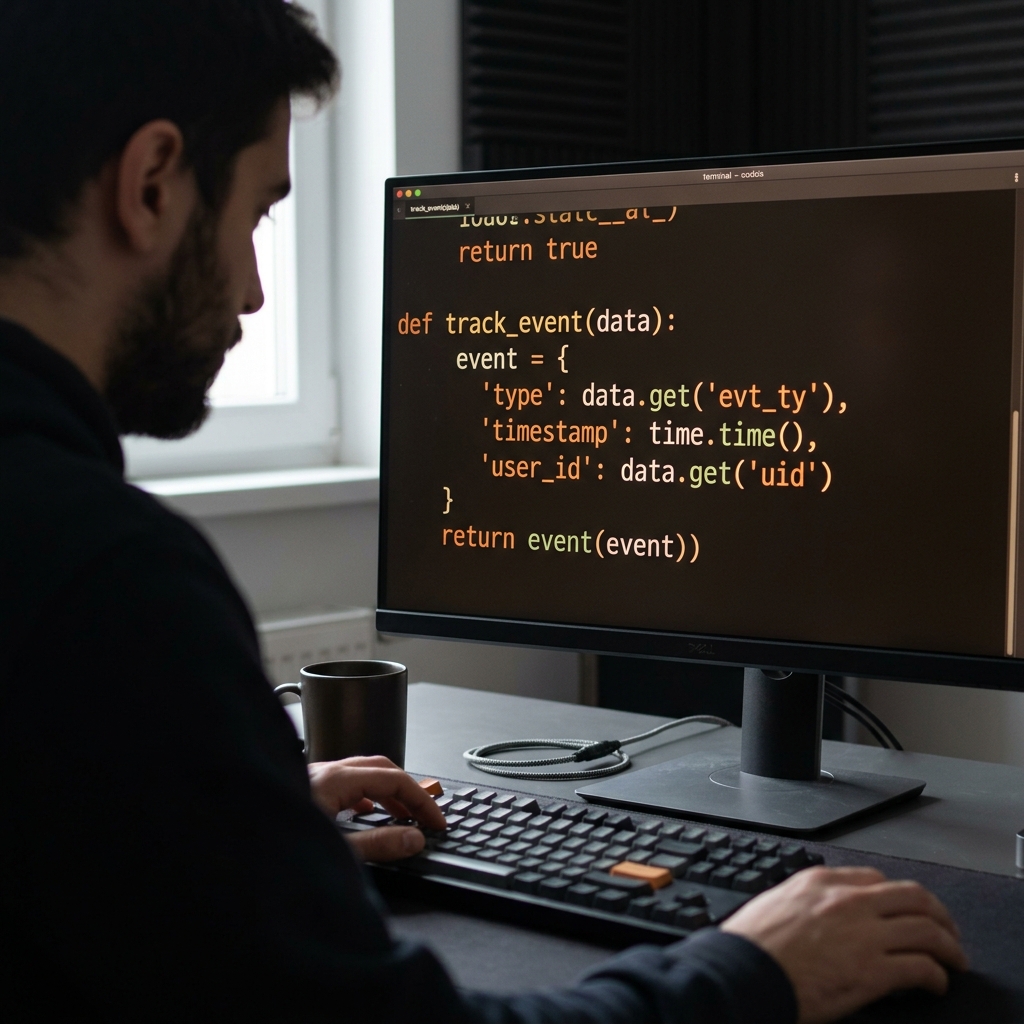 Clean event collection code on terminal screen