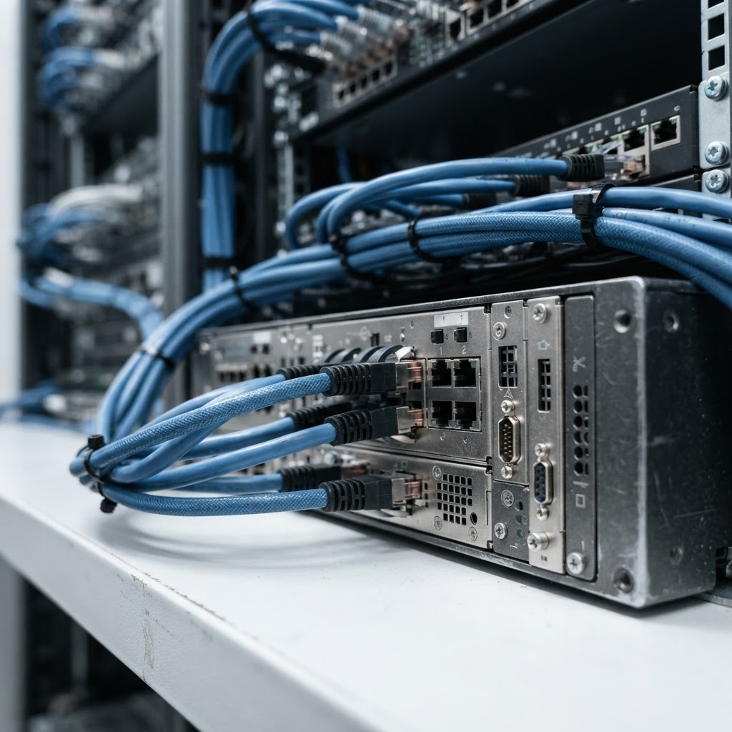 Macro view of networking infrastructure hardware components