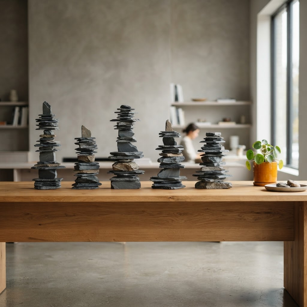Tiered physical infrastructure in a quiet modern workspace