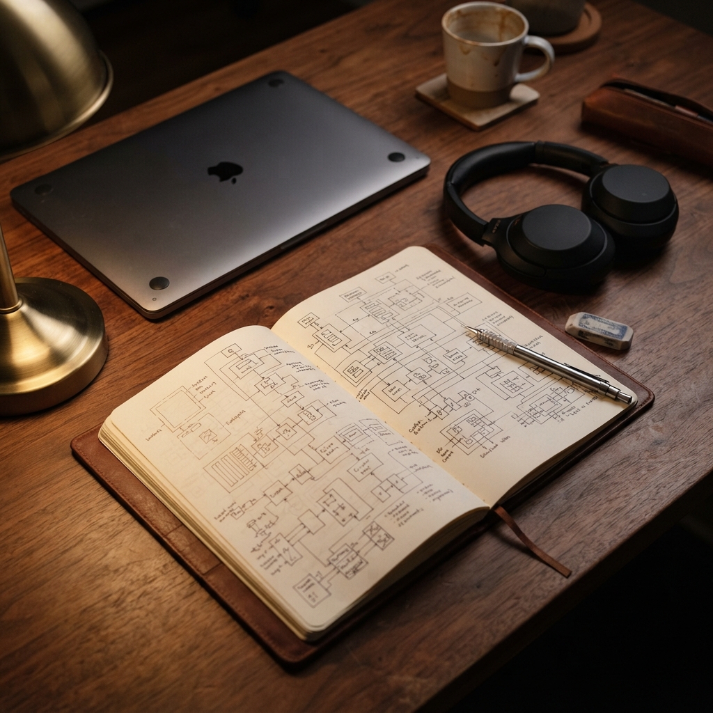 Architectural planning of tracking infrastructure on a desk