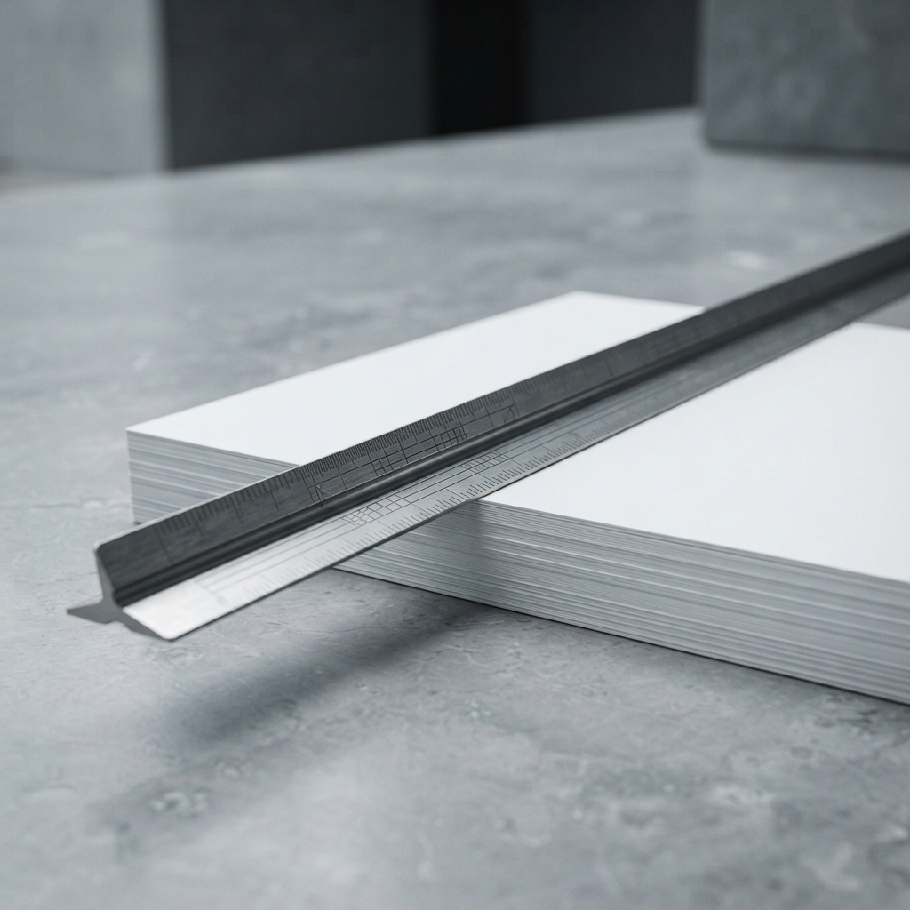 Technical tools and professional paper stack