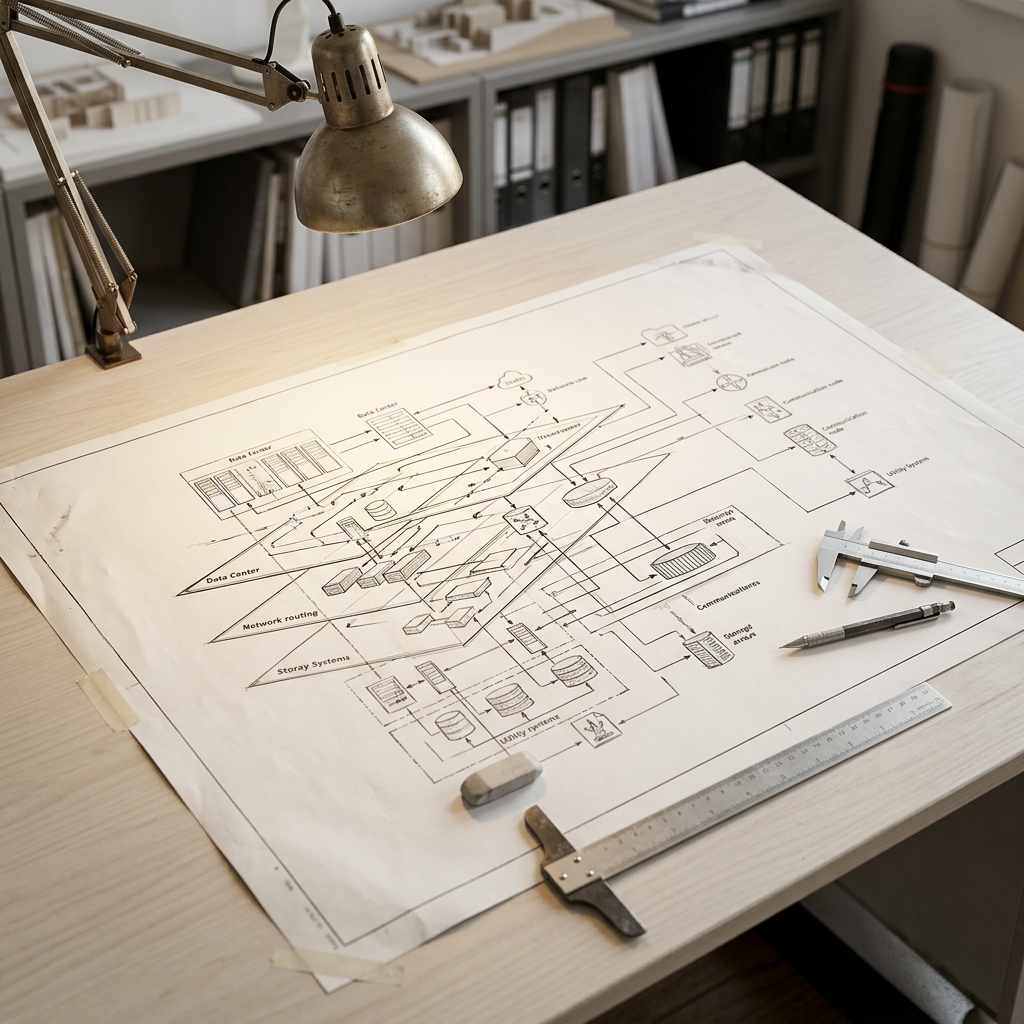 Technical blueprint of data architecture system design