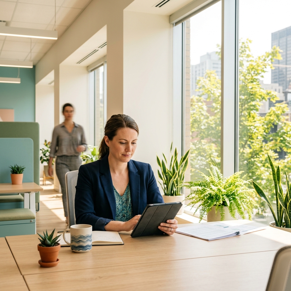 HR manager reviewing HSA tax compliance documents