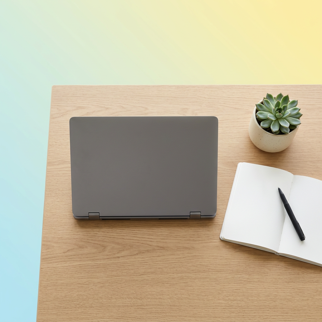 Organized workspace with HR records management essentials