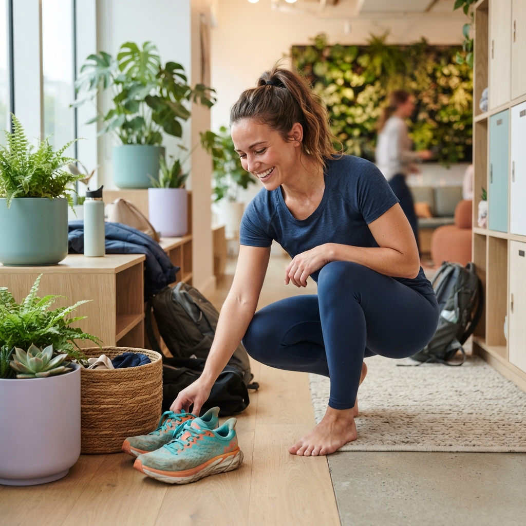 Employee enjoying a healthy lifestyle activity