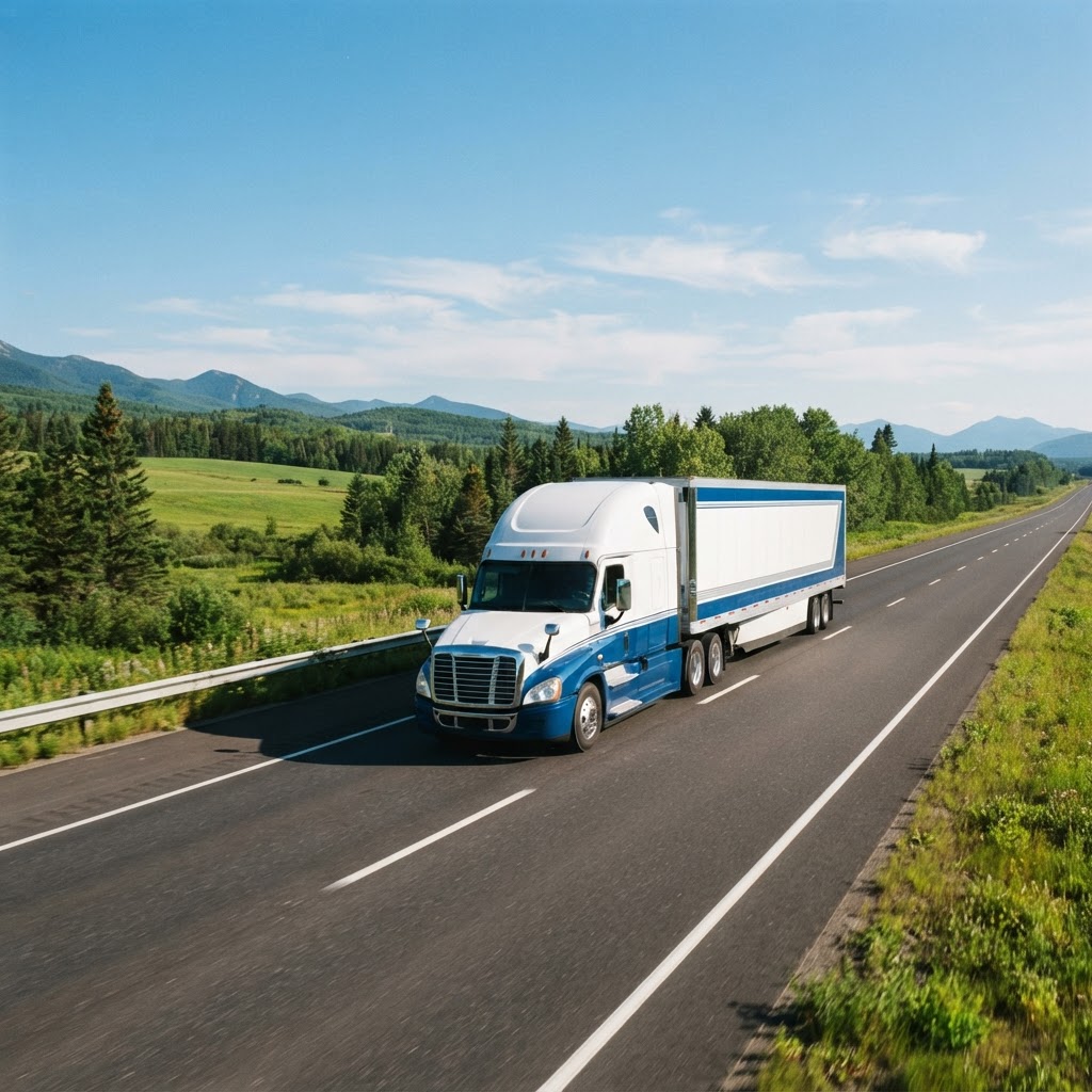 Transport truck moving efficiently along a highway.jpg
