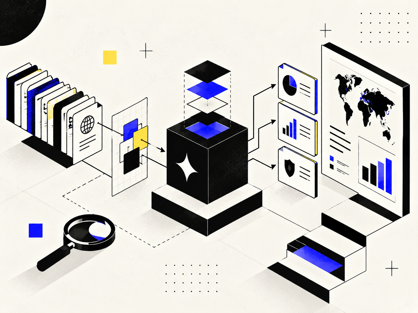 Isometric AI Data Analysis Pipeline.png