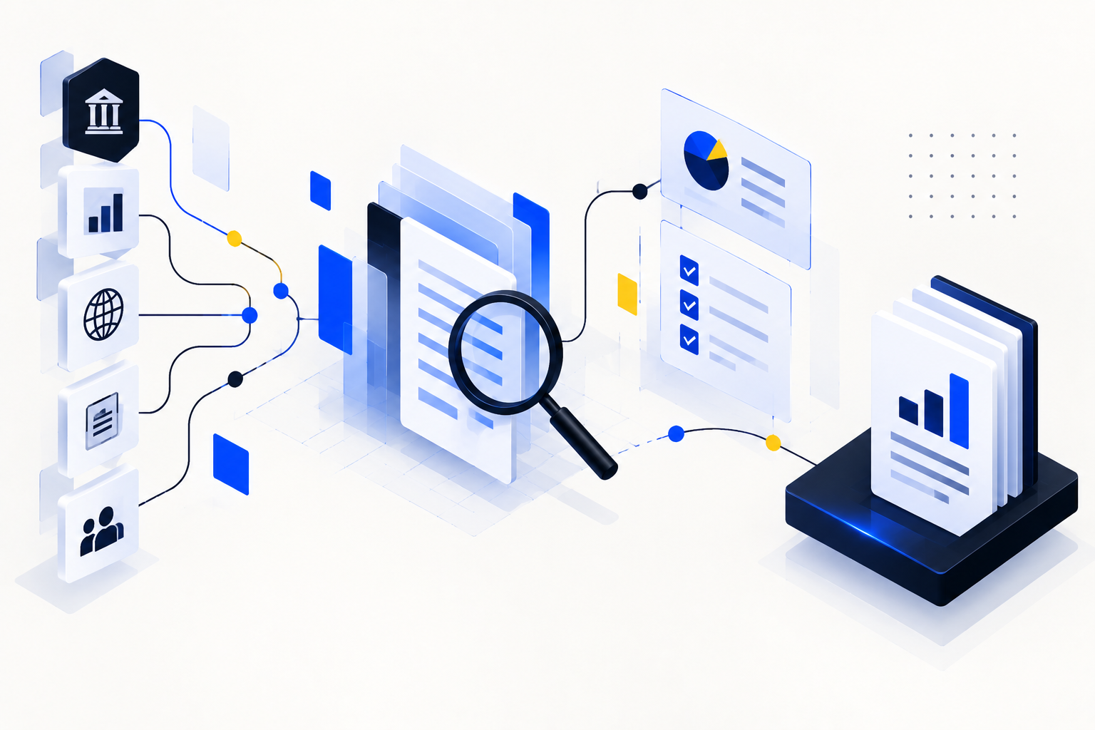 Isometric Due Diligence Analysis Workflow.png