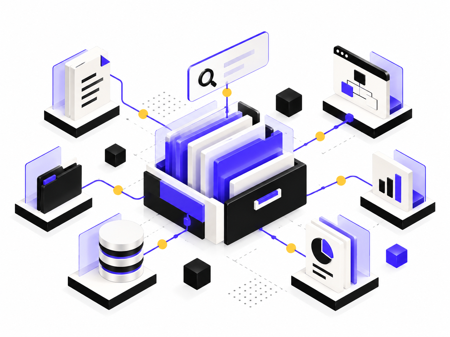 Isometric Knowledge Hub Network