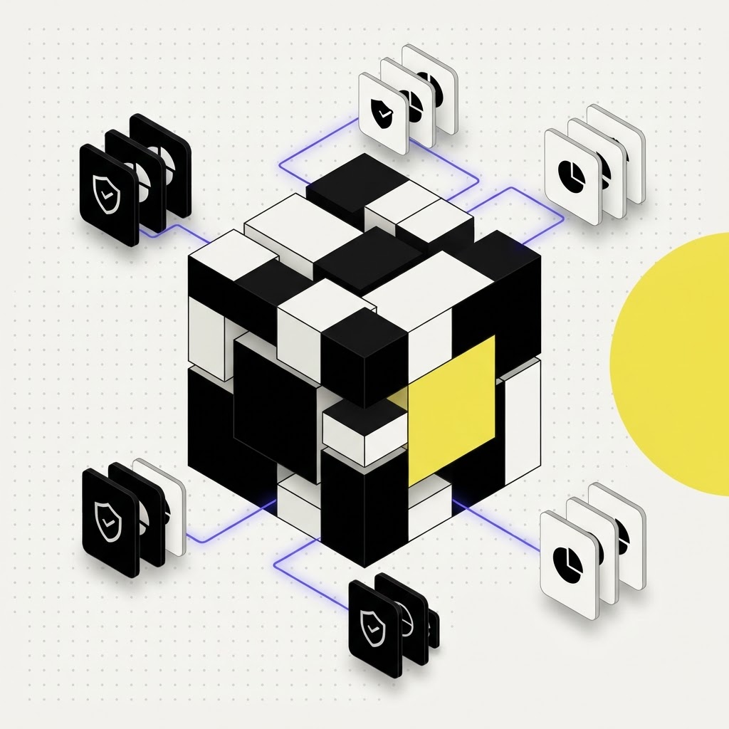 Isometric anchor object representing audit trails and defensible research.jpg