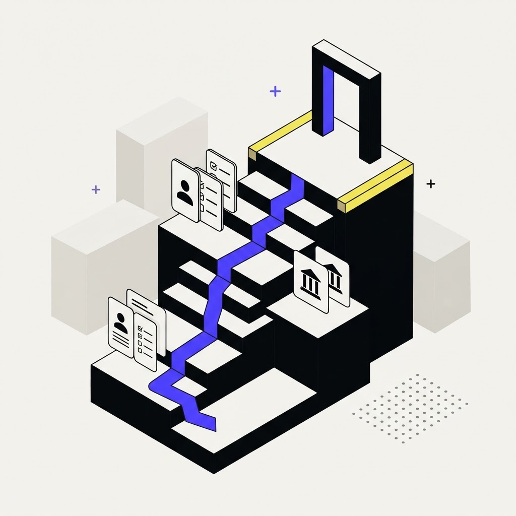 A stair-step structure representing the path to defensible AI research.jpg